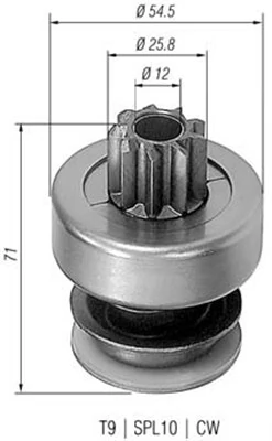 Pinion, starter